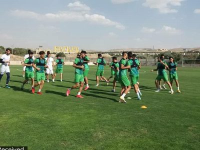 تصاویر| تمرین ذوب آهن در تبریز با حضور قاسم حدادی فر