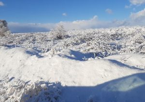 بارش ۴۰ سانتی‌ برف در شهرستان چادگان/ تلاش برای بازگشایی محورهای روستایی در سمیرم