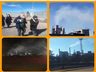 ۴۴۷ پایش زیست محیطی واحد های آلاینده هوا در استان اصفهان در یک هفته