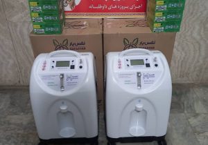 اهدای ۲ دستگاه اکسیژن ساز و ۱۰ مانومتر به هلال احمر اصفهان