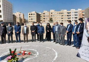 آئین کلنگ‌زنی مدرسه دوازده کلاسه زنده‌یادان حاج غلامرضا آریان نسب و حاجیه‌خانم روستازاده