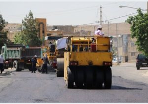 اتمام عملیات زیرسازی و روکش آسفالت خیابان ملک الشهرای بهار