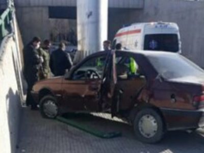 عکس نوشت| سرعت زیاد و خواب آلودگی راننده، جان کارگر زحمت کش شهرداری را گرفت