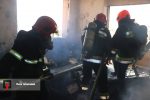 حریق اتاق خواب در ساختمان ۶ طبقه