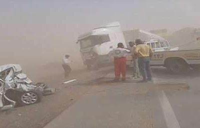 امداد رسانی به بیش از یکهزار و ۱۹۰ نفر حادثه دیده طوفان در محورهای مواصلاتی شهرستان نایین