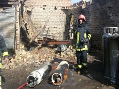 حریق سنگین در کارگاه پلیمر در اصفهان مهار شد