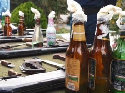 کشف ۳۳۰ قبضه انواع سلاح گرم و سرد در اصفهان