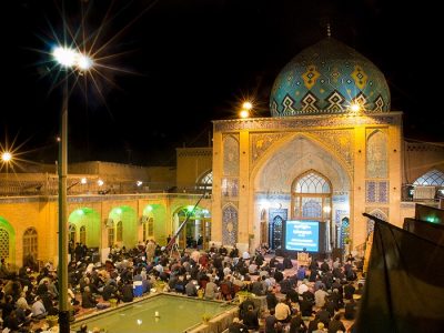 برگزاری مراسم شب های قدر در ۹ تکیه از تخت فولاد