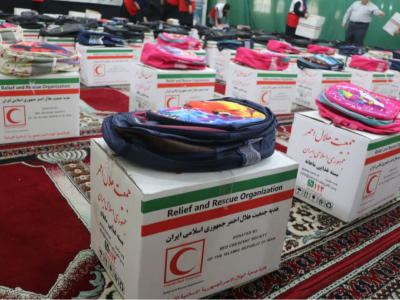 اجرای طرح ارمغان مهر توسط داوطلبان و خیرین جمعیت هلال احمر استان اصفهان