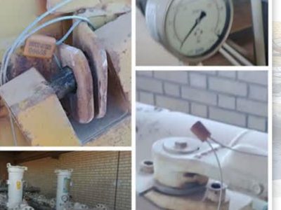 پلمب و قطع جریان اصلی گاز ۶۵ کوره گچ پزی سنتی در شهرستان اصفهان