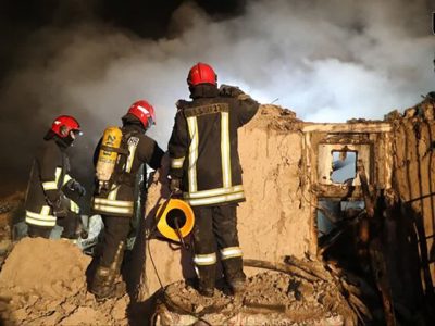 مرد اصفهانی زنده زنده در آتش خانه سوخت