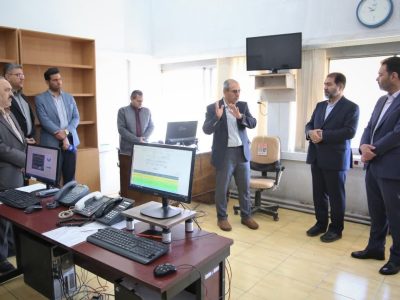 بازدید استاندار اصفهان از مرکز ۲۴ ساعته کنترل آبفای اصفهان