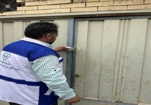 کشف و پلمب اتاق غیر مجاز کشتار دام توسط شبکه دامپزشکی شهرستان تیران و کرون