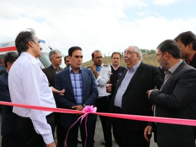 افتتاح بیست و سومین پد بالگرد اورژانس هوایی اصفهان