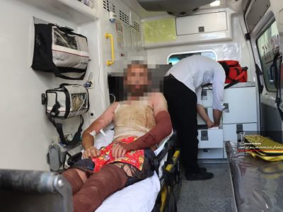 انفجار ناشی از‌ نشت گاز LPG خودرو در منزل مسکونی خیابان معراج