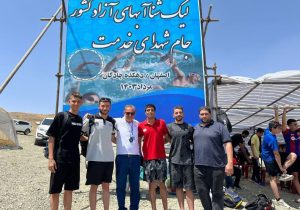 پایان مرحله نخست لیگ شنای آبهای آزاد کشور در چادگان