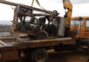 دستگاه حفاری چاه و برداشت غیرمجاز آب در گلپایگان توقیف شد