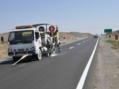 ۱۱۰ کیلومتر از محورهای غرب اصفهان خط‌کشی شد