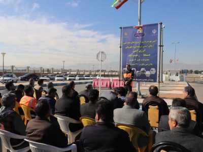 آیین بهرهبرداری از پروژههای ارتقای ایمنی راهها در شهرستان اصفهان