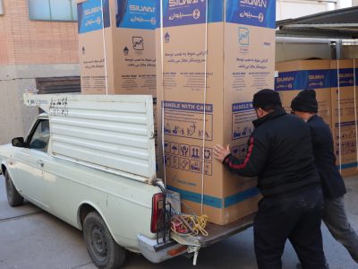 اهدای ۲۰۰ دستگاه لوازم ضروری زندگی به مددجویان کمیته امداد استان اصفهان