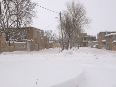 فیلم| بارش برف در آخرین روزهای زمستان