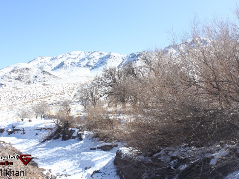 تصاویر| طبیعت زمستانی شرق اصفهان بعد از گذشت ۱۰ روز از بارش برف