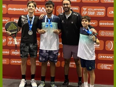 نایب قهرمانی ورزشکار اصفهانی در مسابقات پدل امارات