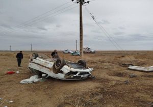 بیشتر تصادفات جاده‌ای اصفهان در مسیرهای کویری رخ داده است  