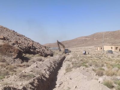 آغاز عملیات اجرایی طرح آبرسانی به روستاهای دره شاه‌نظر و زمان‌آباد در شهرستان کوهپایه