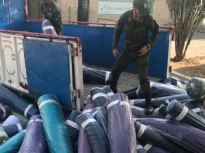 توقیف محوله ۳۰۰میلیاردی پارچه قاچاق