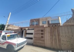 سقوط زن جوان به داخل نورگیر ساختمان