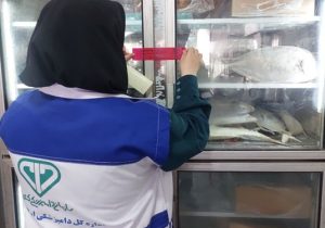 کشف و خروج ۱۵۰ کیلوگرم ماهی منجمد تاریخ گذشته در شهرستان آران و بیدگل