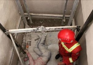 فوت مرد ۶۰ ساله بر اثر سقوط در چاهک آسانسور