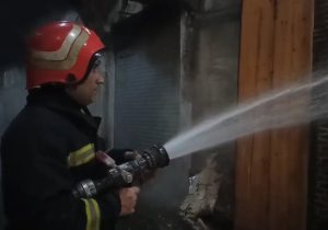 حریق در بازار سرای مخلص