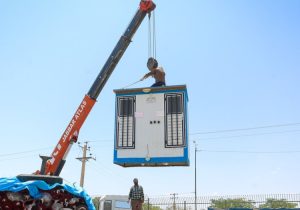 خدمت‌رسانی شهرداری اصفهان در کربلا با استفاده از تجهیزات لجستیکی