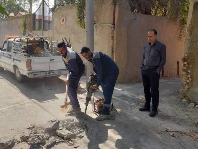 جمع آوری ۱۴۲فقره انشعاب آب و فاضلاب غیرمجاز در منطقه خمینی شهر