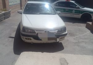 توقیف پژو با راننده ۱۴ ساله