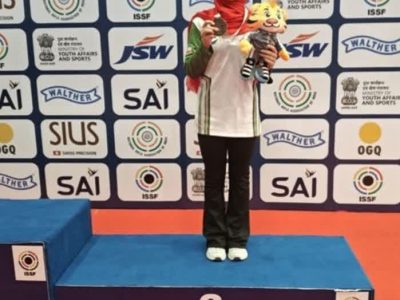 درخشش دختر اصفهانی در مسابقات تیراندازی جهان