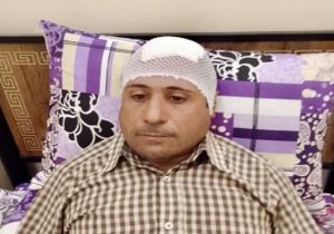 مصدومیت واکسیناتور شبکه دامپزشکی شهرستان نجف آباد از ناحیه سر