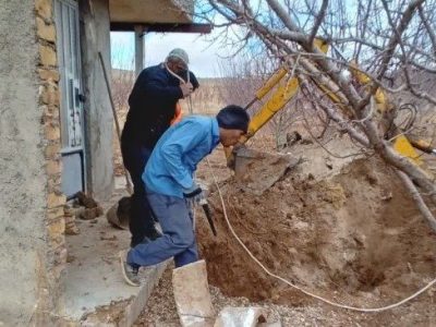 چاه غیرمجاز در سمیرم پر و مسدود شد