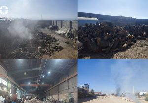 برخورد قاطع با واحدهای آلاینده؛ پلمب کوره‌های ذغال و ضایعات‌سوزی در نجف‌آباد