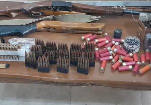 شناسایی و کشف سلاح، فشنگ و گوشت حاصل از شکار غیرمجاز در حاشیه پارک ملی قمیشلو