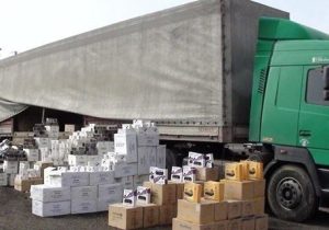 توقیف محموله ۱۰۰ میلیاردی لوازم خانگی و آرایشی