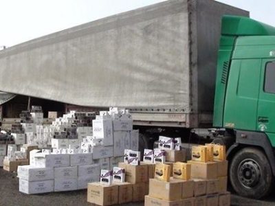 توقیف محموله ۱۰۰ میلیاردی لوازم خانگی و آرایشی