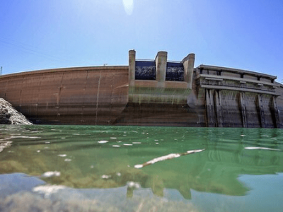 حجم سد زاینده‌رود به ۷ درصد رسید