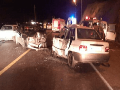 ۵ فوتی در تصادف ۲ خودرو پراید در اصفهان